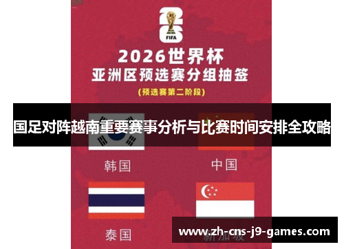 国足对阵越南重要赛事分析与比赛时间安排全攻略