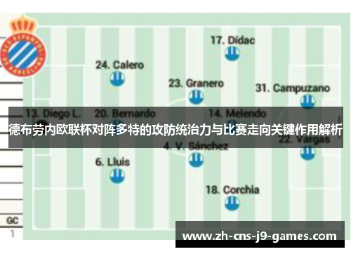德布劳内欧联杯对阵多特的攻防统治力与比赛走向关键作用解析